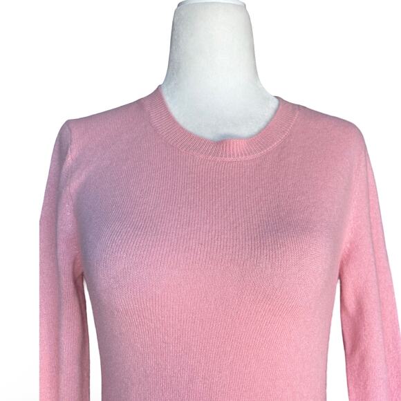 Antonio Melani Pink Cashmere Sweater XS Soft Lightweight Classic Minimalist - Picture 2 of 7